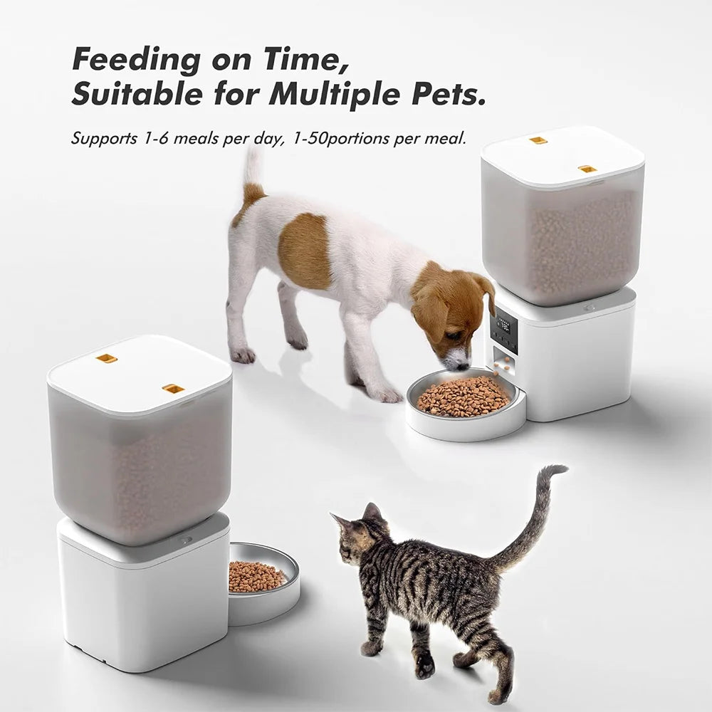 Nityers 8L Automatic Cat Feeder With Timed Dispenser