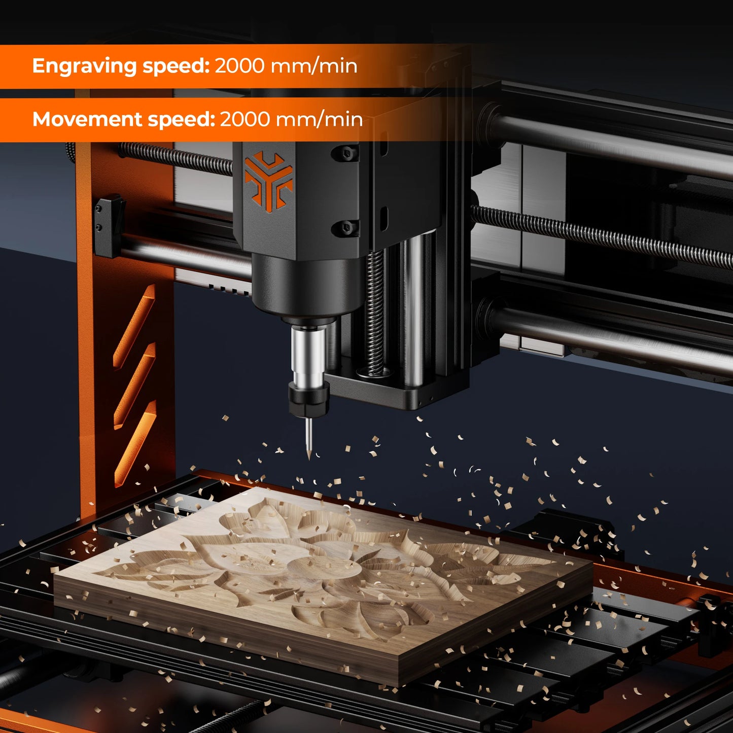 ACMER 500W CNC Router Machine For Wood PCB Leather Stone