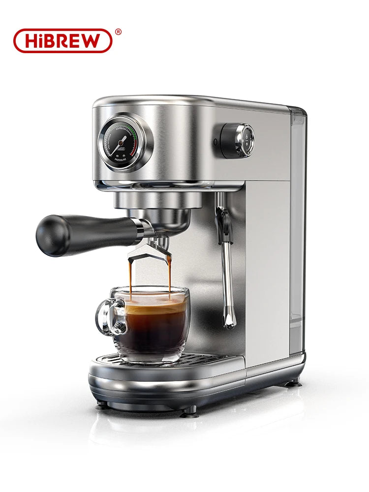 HiBREW 20Bar Semi Automatic Espresso Machine With Adjustable Temperature H10B