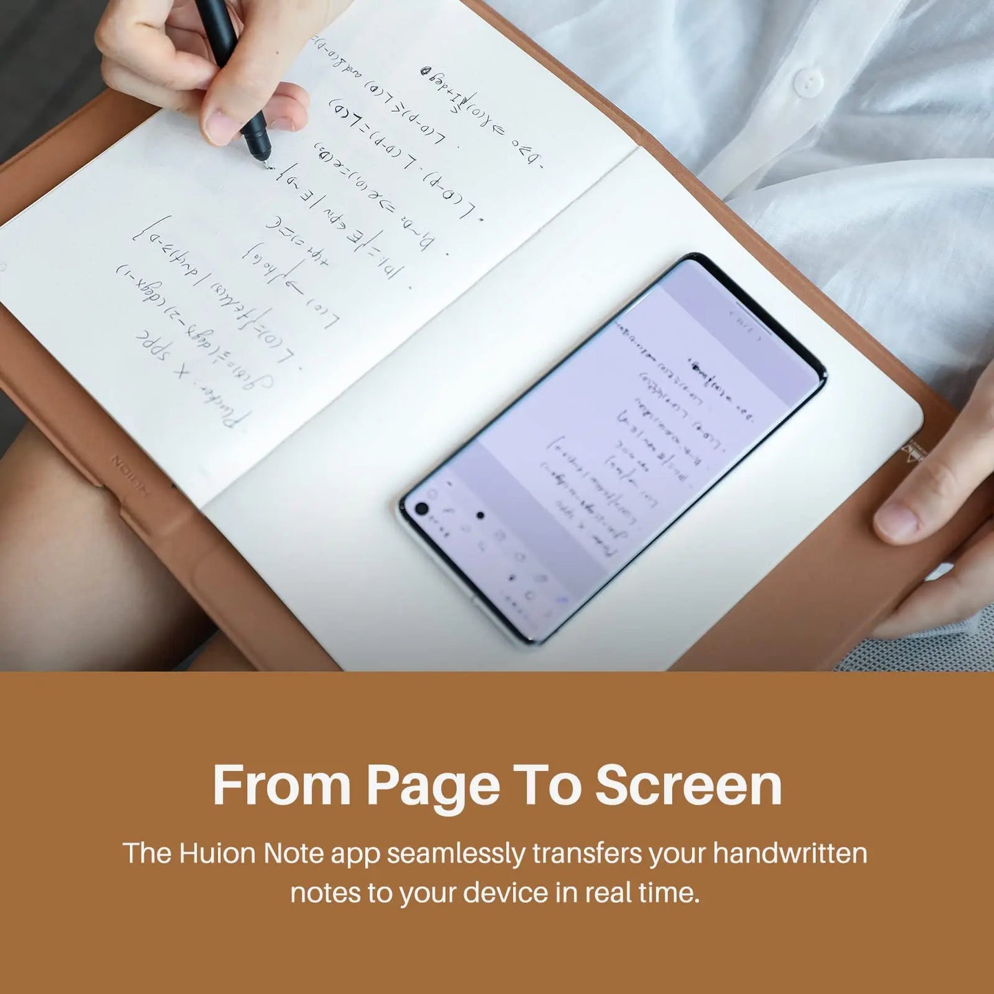 HUION Note 2-In-1 Digital Notebook With Battery-Free Pen