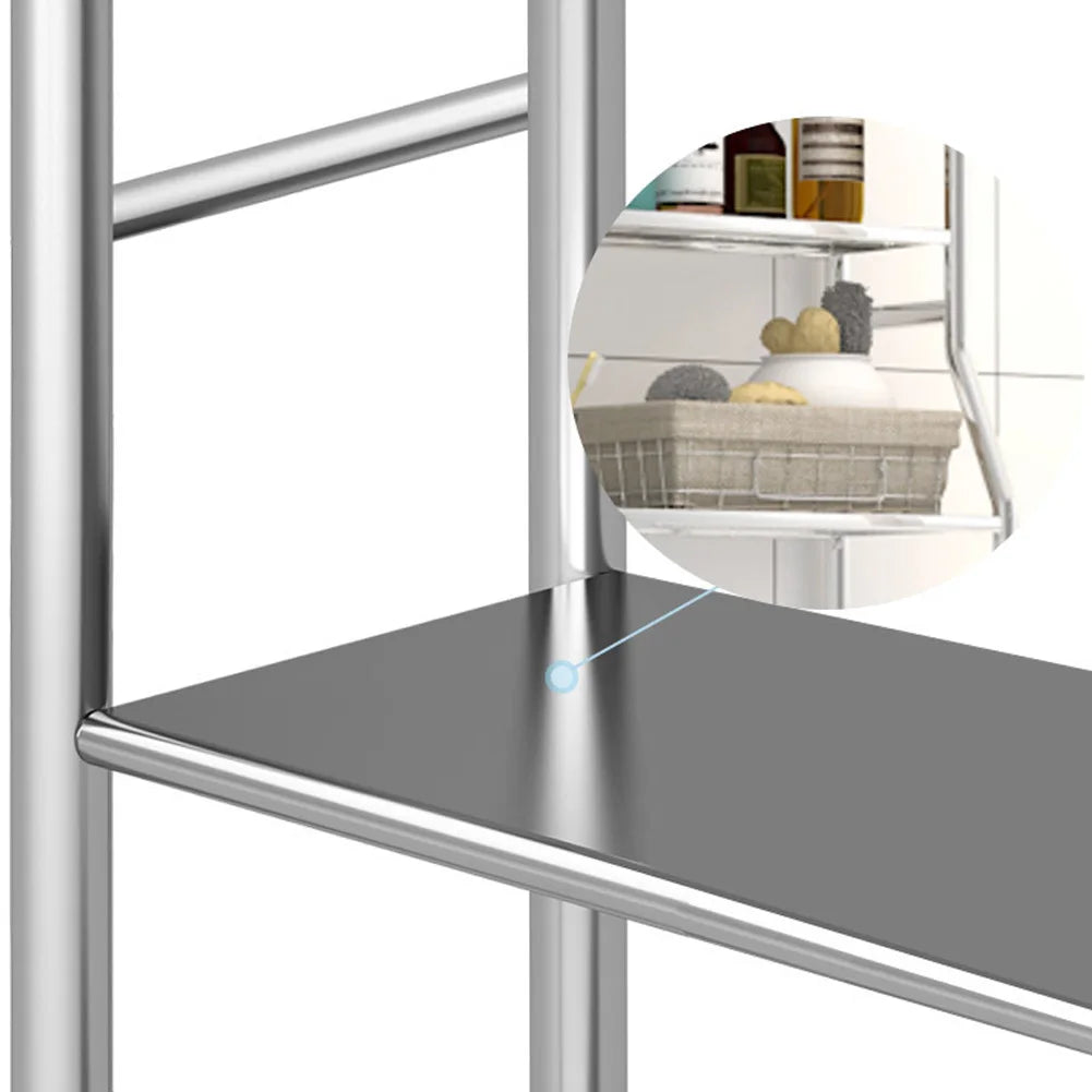 Himiss Over The Toilet Storage Shelf Metal Bathroom Organizer Rack