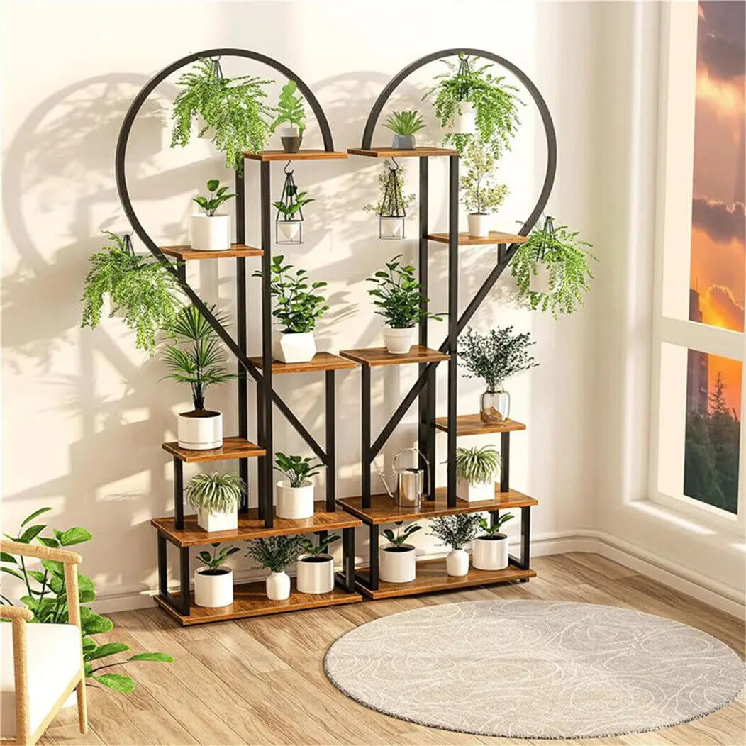 Wisfor 6 Tier Plant Display Shelf With Grow Lights