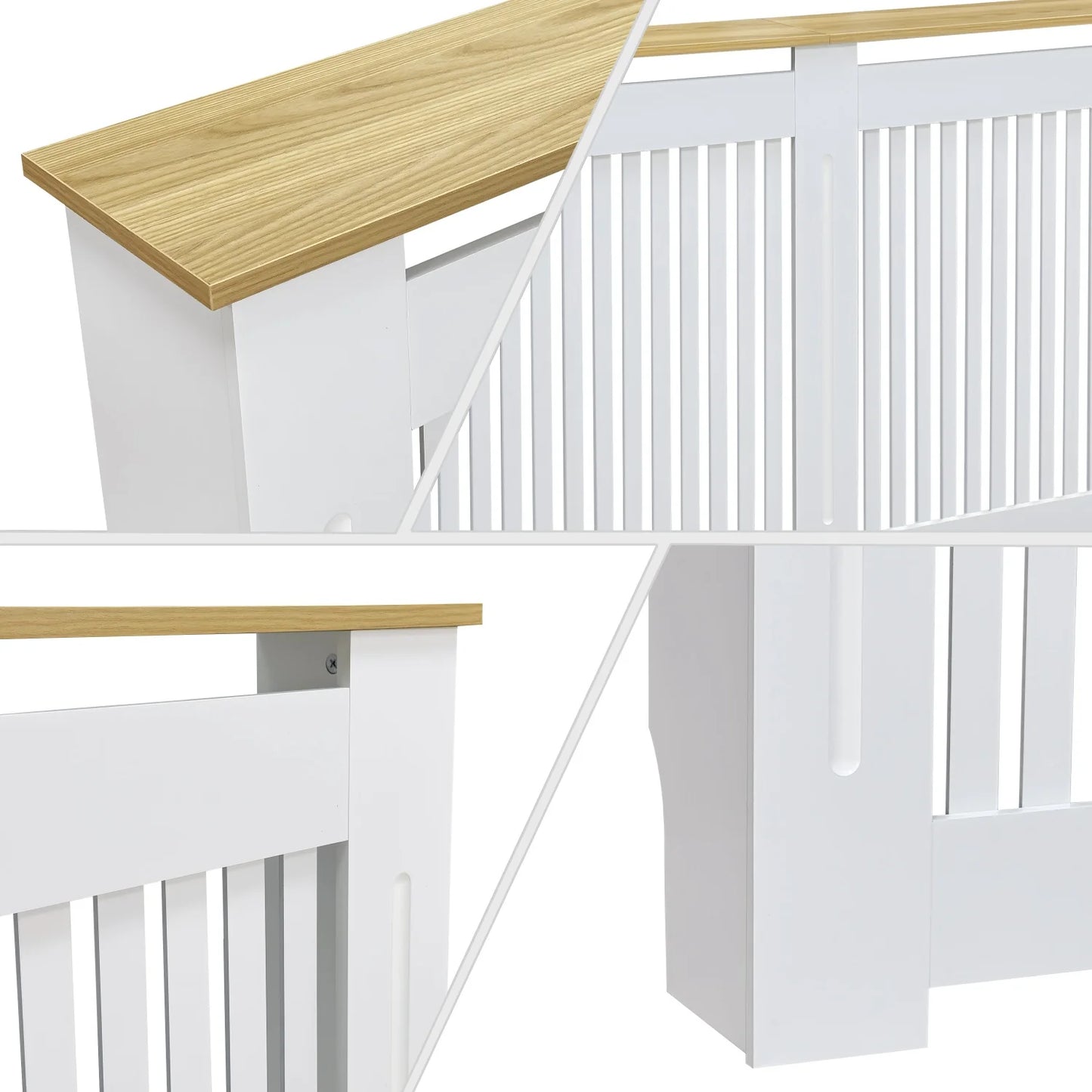 SL Radiator Cover Guard MDF Wood Grain For Home Office