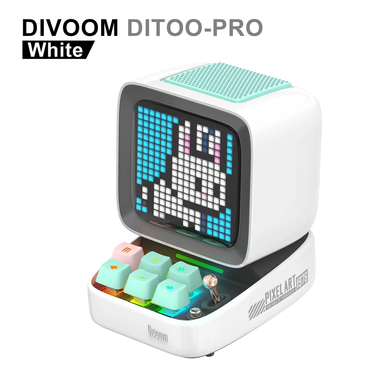 Divoom Ditoo Pro Bluetooth Desktop Speaker With Pixel Art Clock