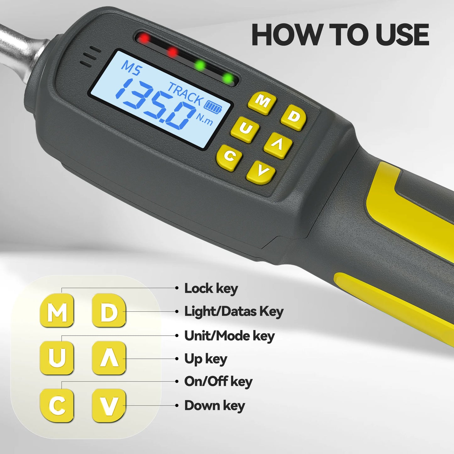 Waxtron Digital Torque Wrench With 2 Percent Accuracy
