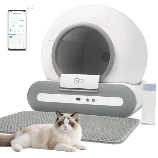 DOEL Self Cleaning Cat Litter Box With 2.4G App Control