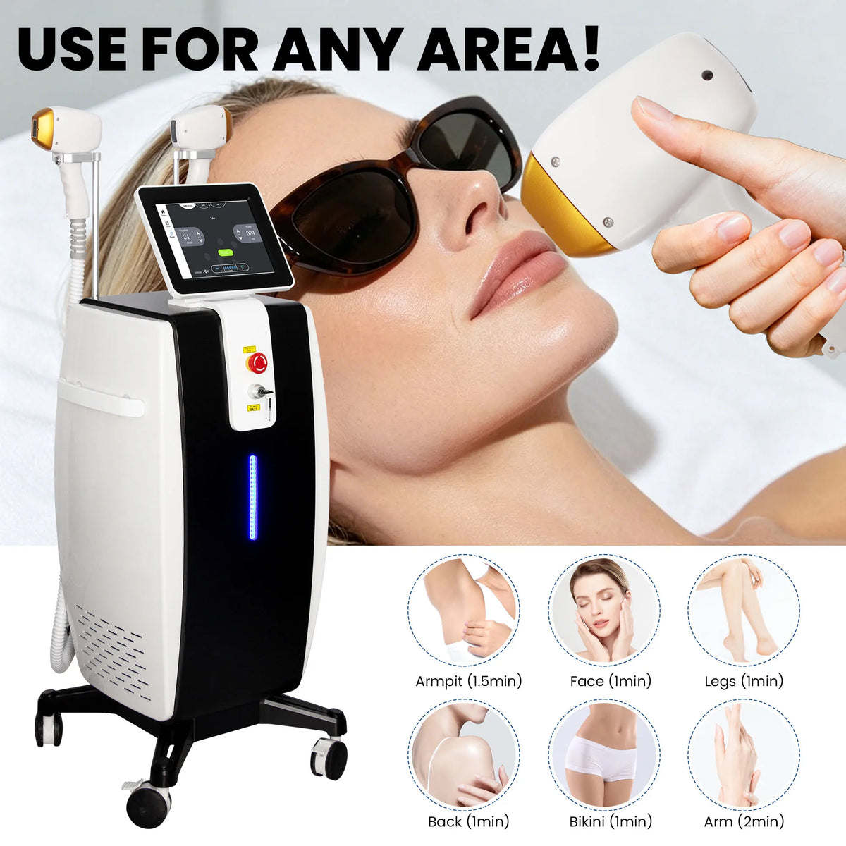 Myoslim Professional 808nm Diode Laser Hair Removal Machine