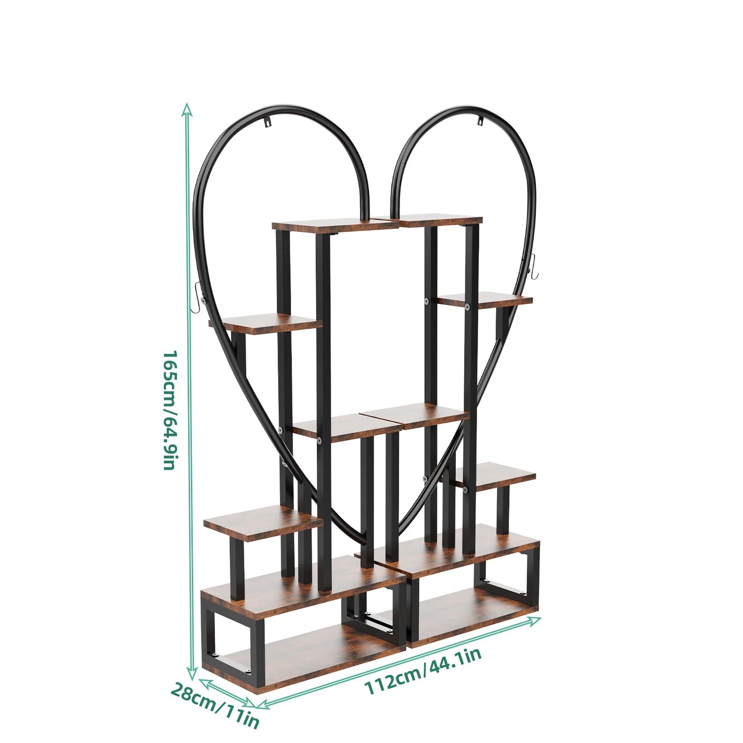 Wisfor 6 Tier Plant Display Shelf With Grow Lights