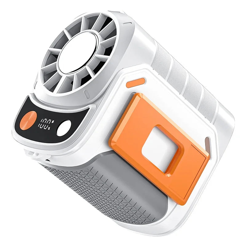 Portable Waist-Hanging Camping Fan With Long-Lasting Cooling And Charging
