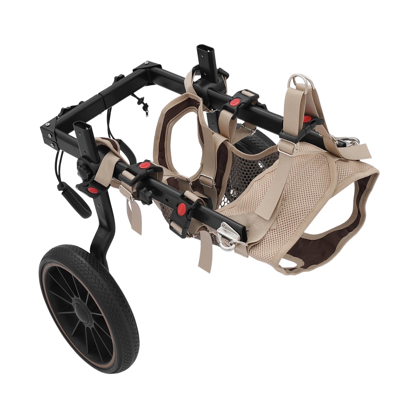 Bymaocar Aluminum Dog Wheelchair For Hind Legs Up To 65kg