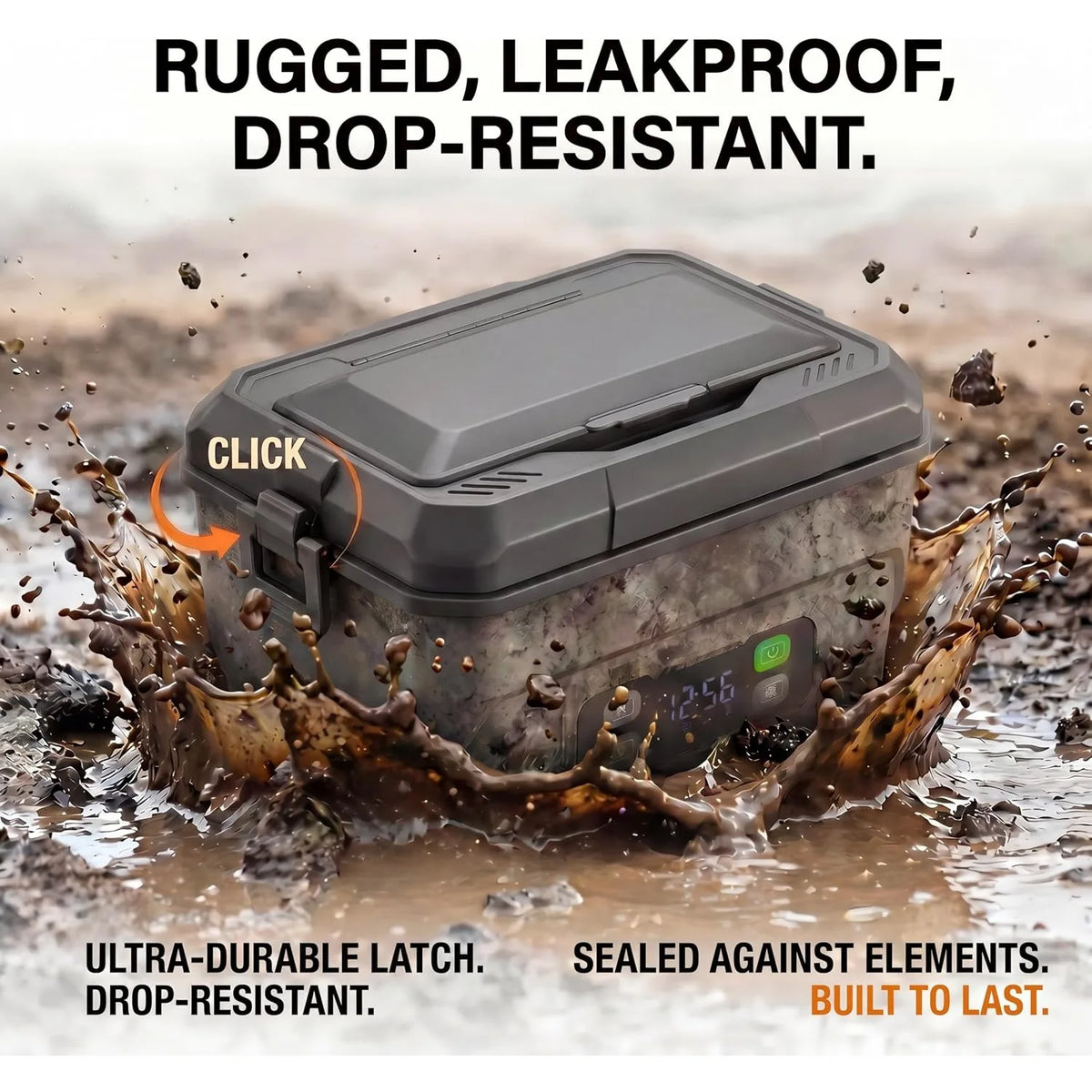 Portable Electric Heating Lunch Box With Display And Timing Function