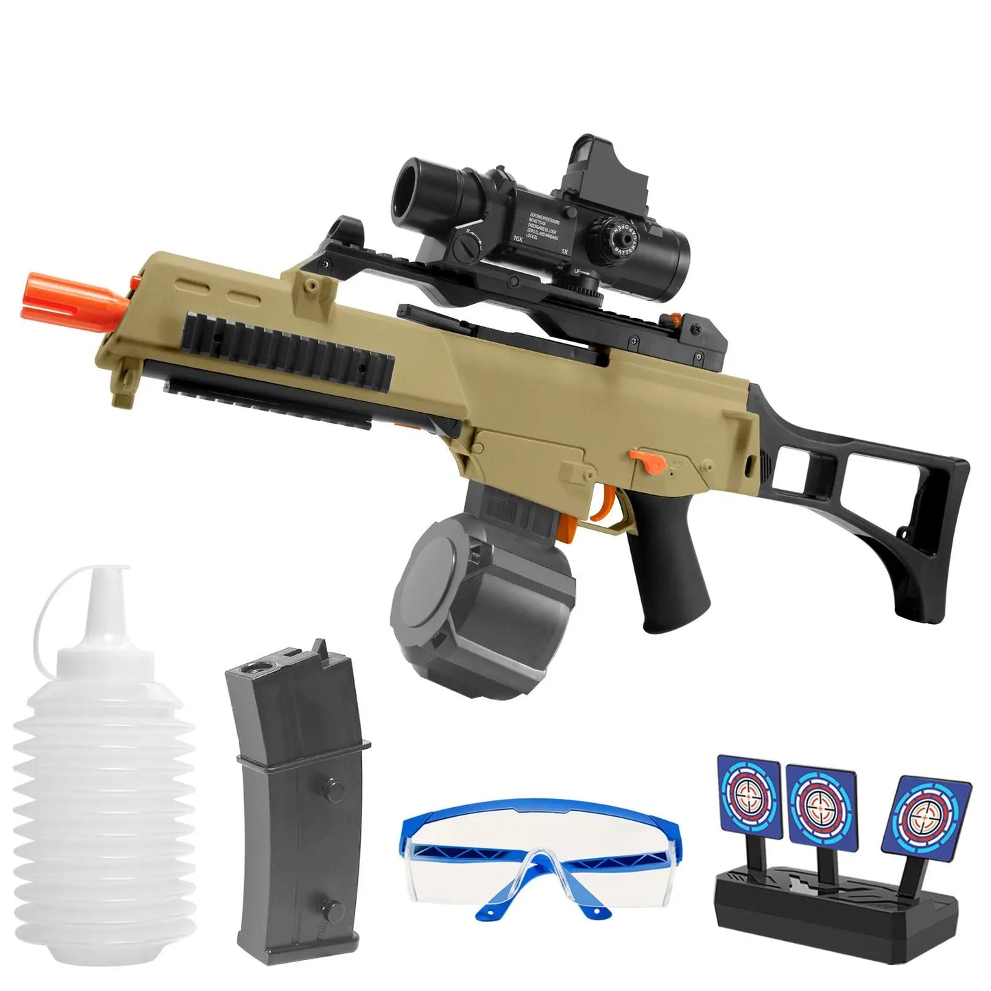 EY G36C Electric Gel Ball Blaster Dual Mode Toy Rifle