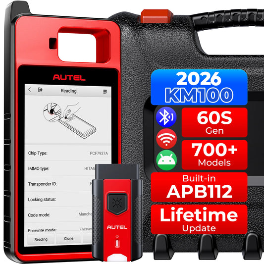 Autel MaxiIM KM100 Key Fob Programmer Immo Tool Kit