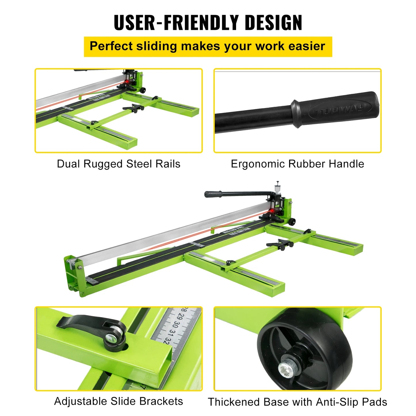 Manual Tile Cutter Infrared Laser Positioning For Porcelain Ceramic Tiles