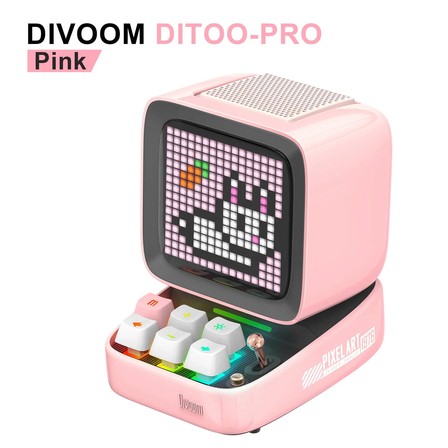 Divoom Ditoo Pro Bluetooth Desktop Speaker With Pixel Art Clock