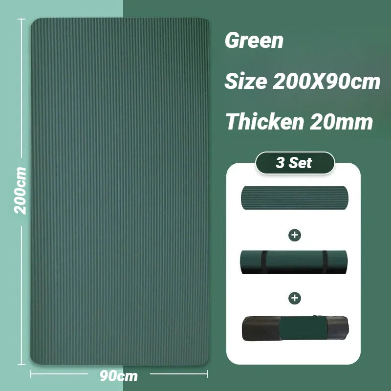 StarMap Thickened NBR Non Slip Yoga Mat For Fitness Gym
