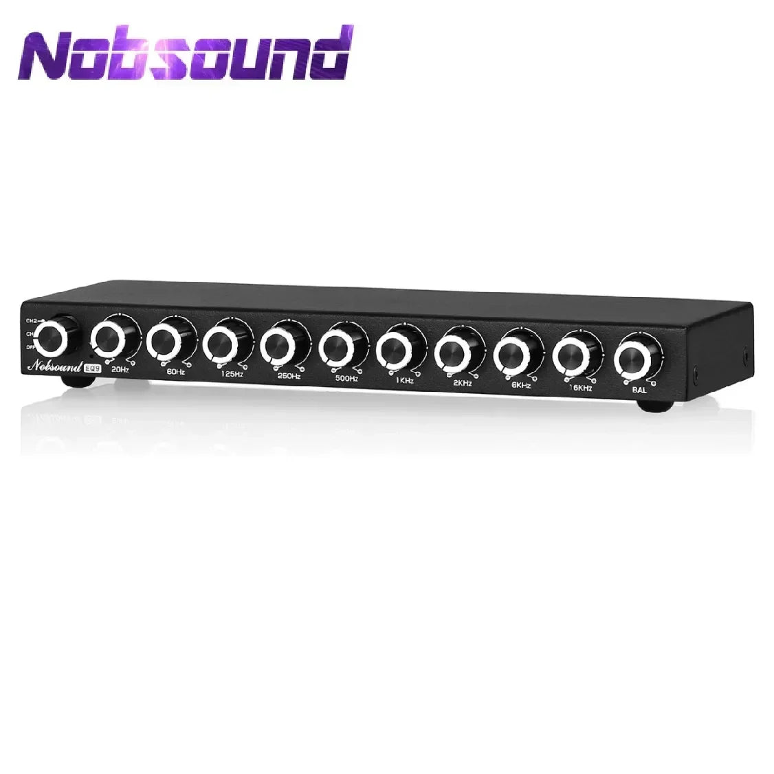 Douk Audio Eq9 9 Band Stereo Analog Equalizer Preamp