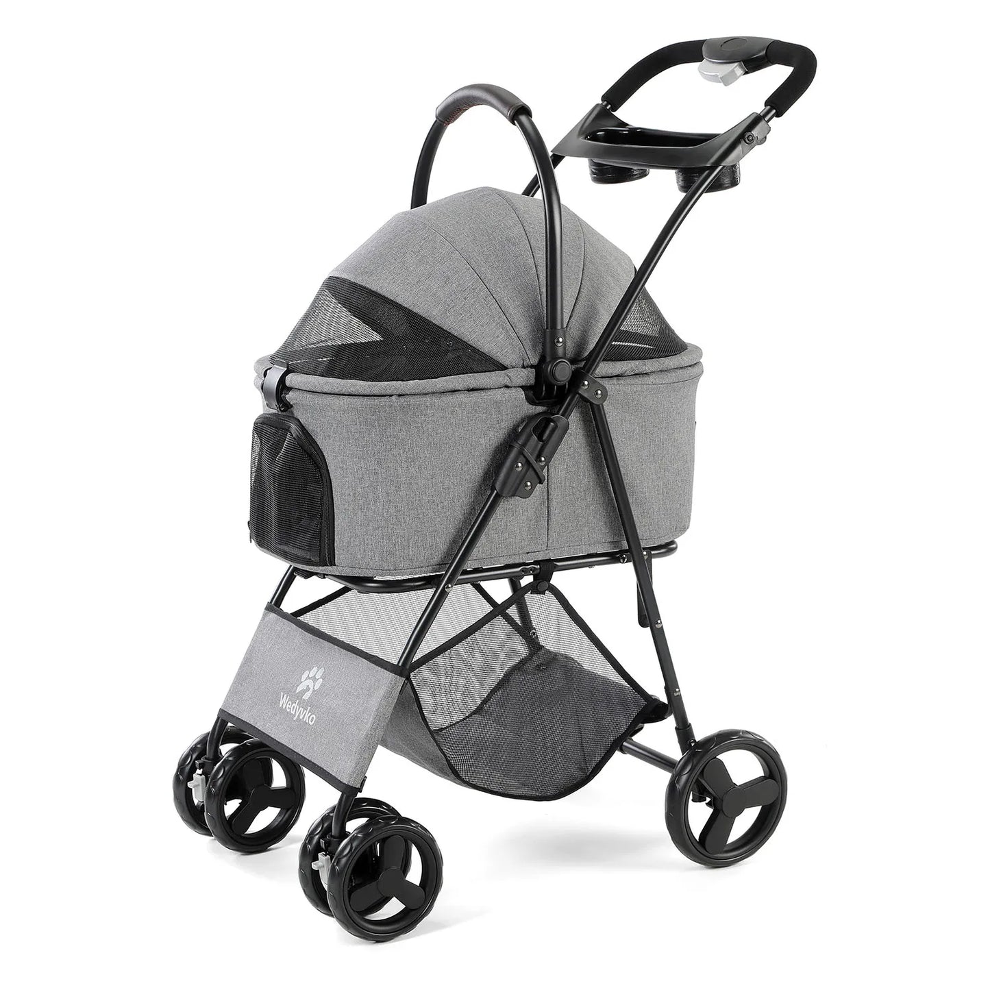 3 In 1 Pet Stroller With Carrier For Small-Medium Pets