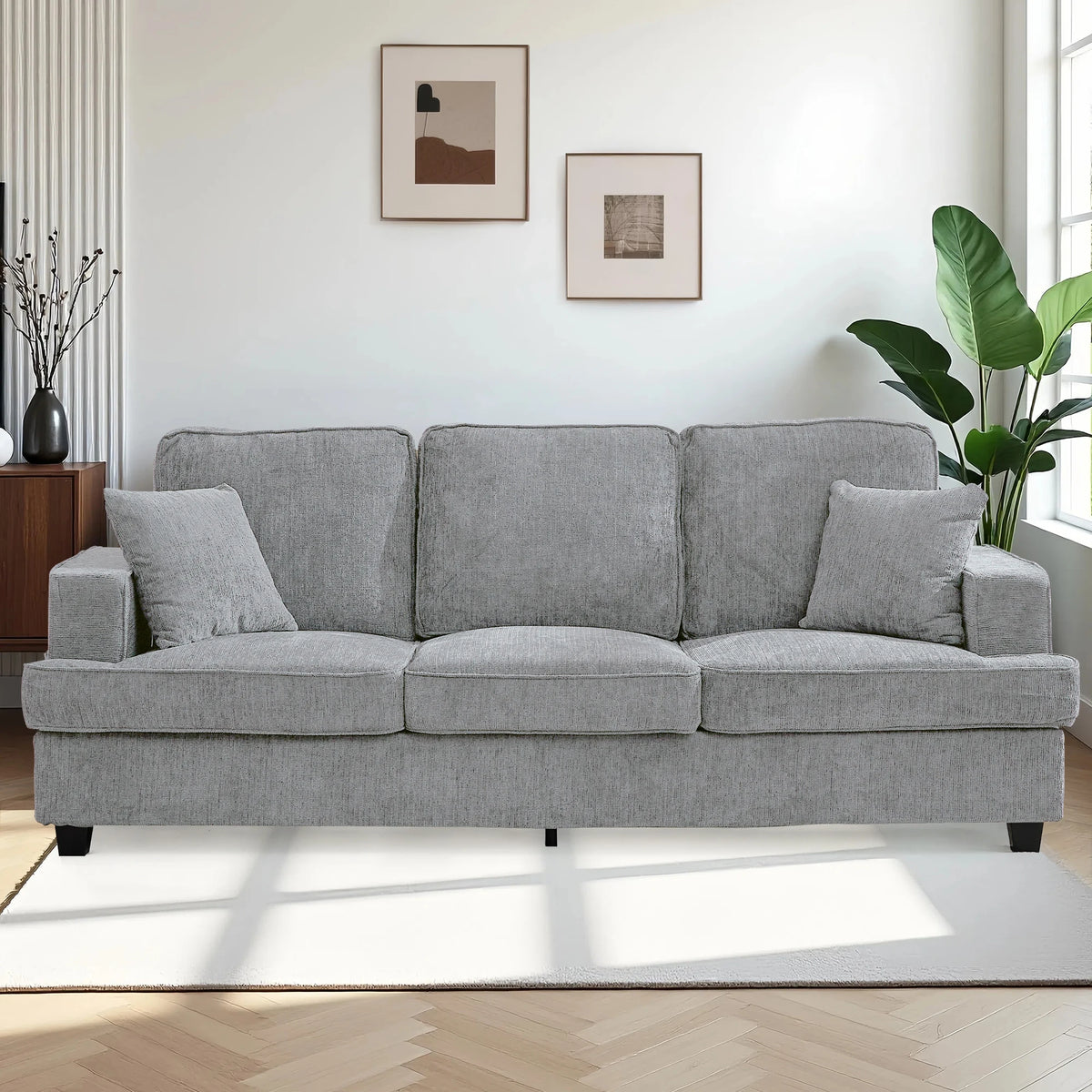Modern Chenille Cloud Couch Sofa For Living Room Decor