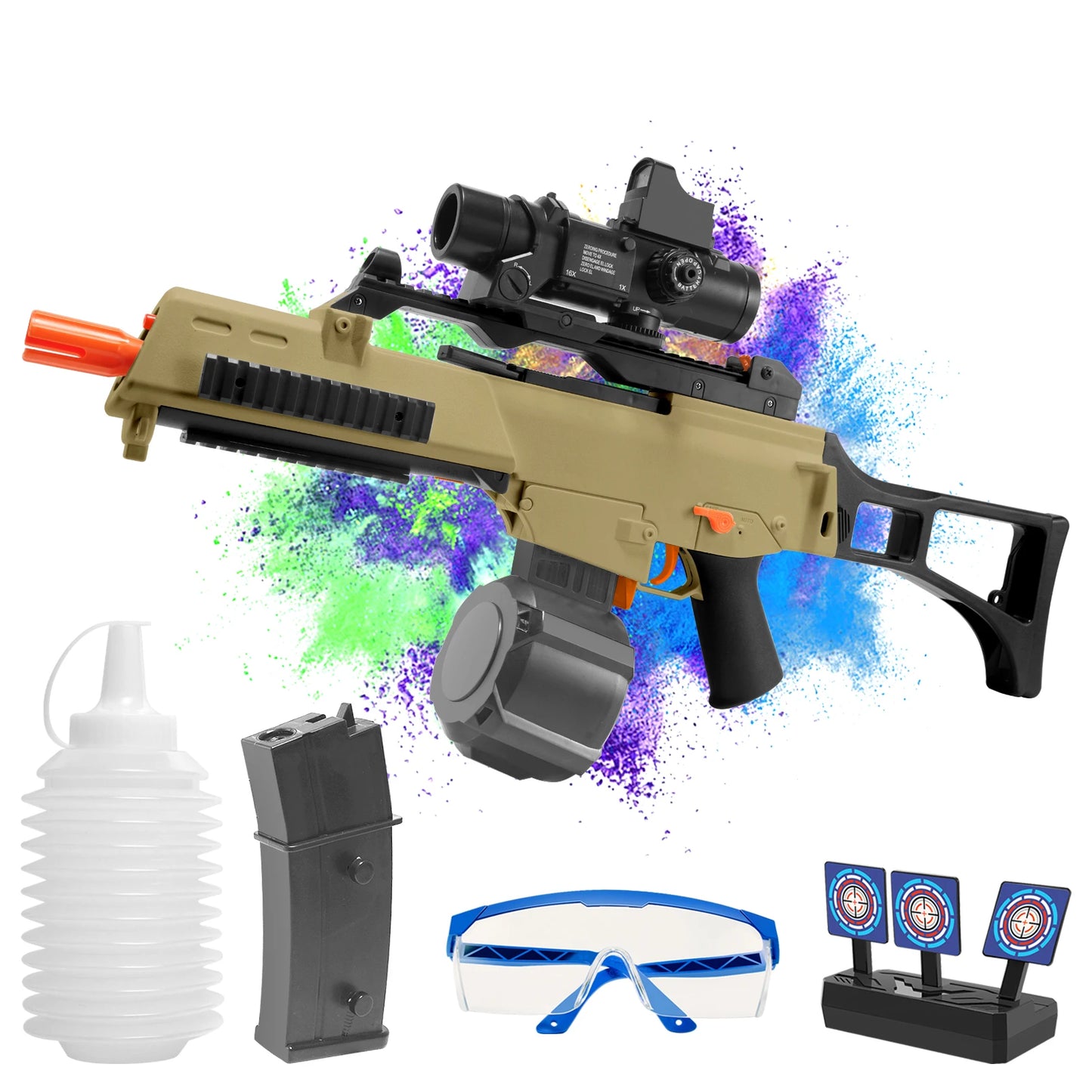 EY G36C Electric Gel Ball Blaster Dual Mode Toy Rifle