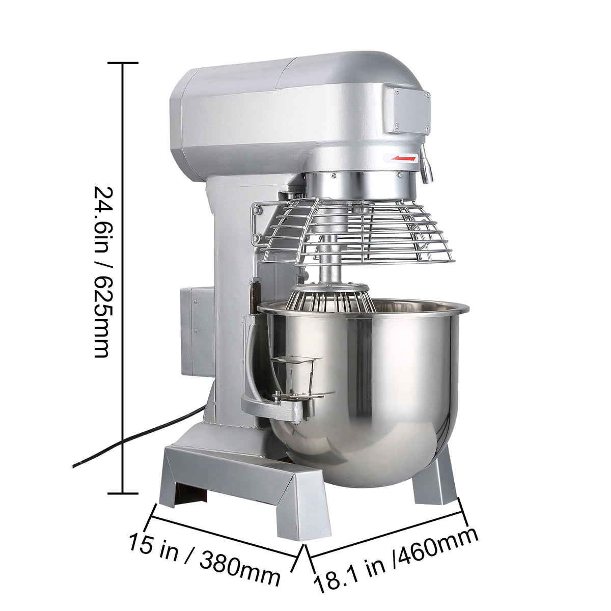 SucceBuy Professional Stainless Steel Commercial Mixer
