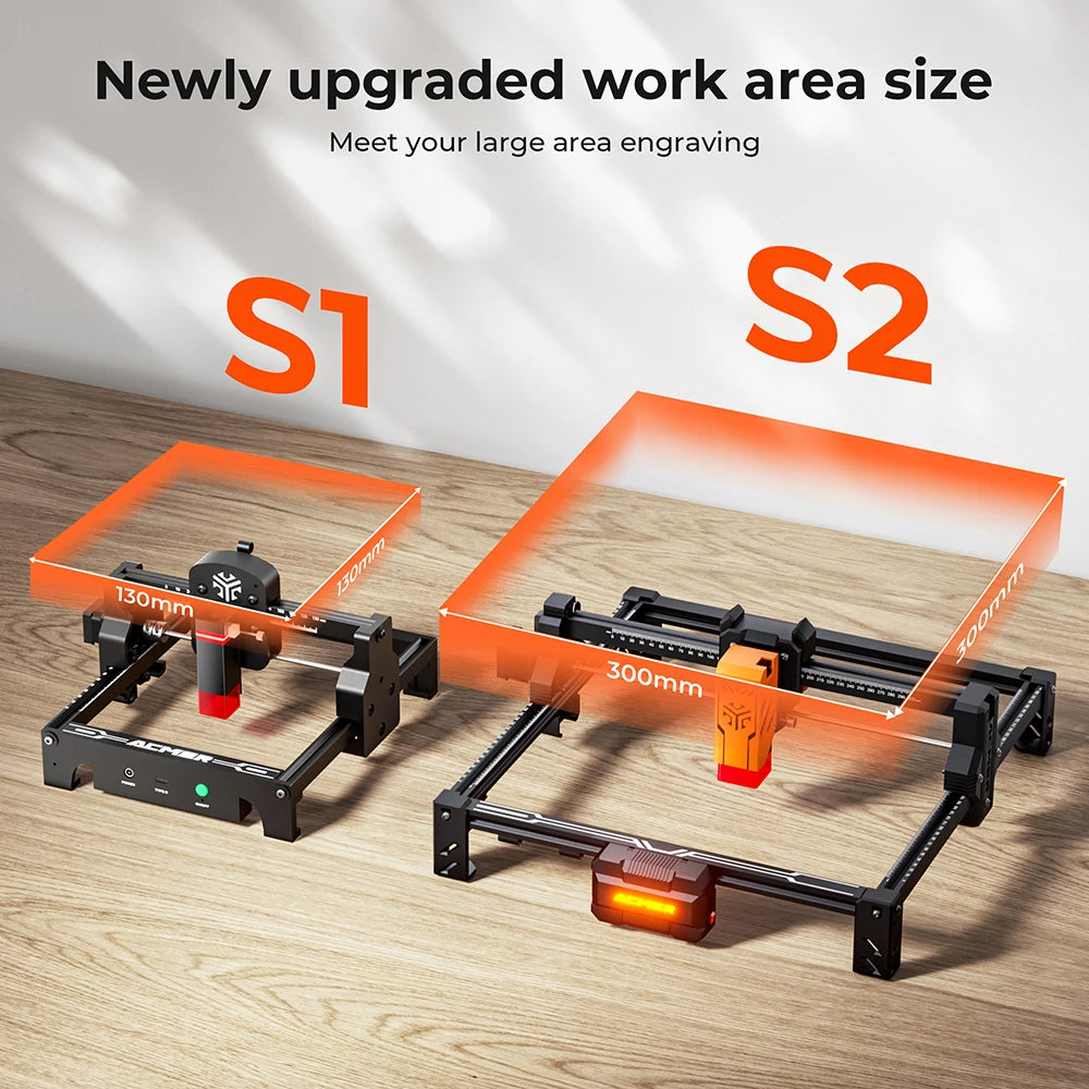 Acmer S2 Laser Engraver 12W 7W 4W Upgradeable Cutting Machine