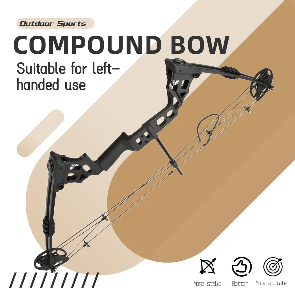 Adjustable Compound Bow For Hunting And Archery Target Shooting