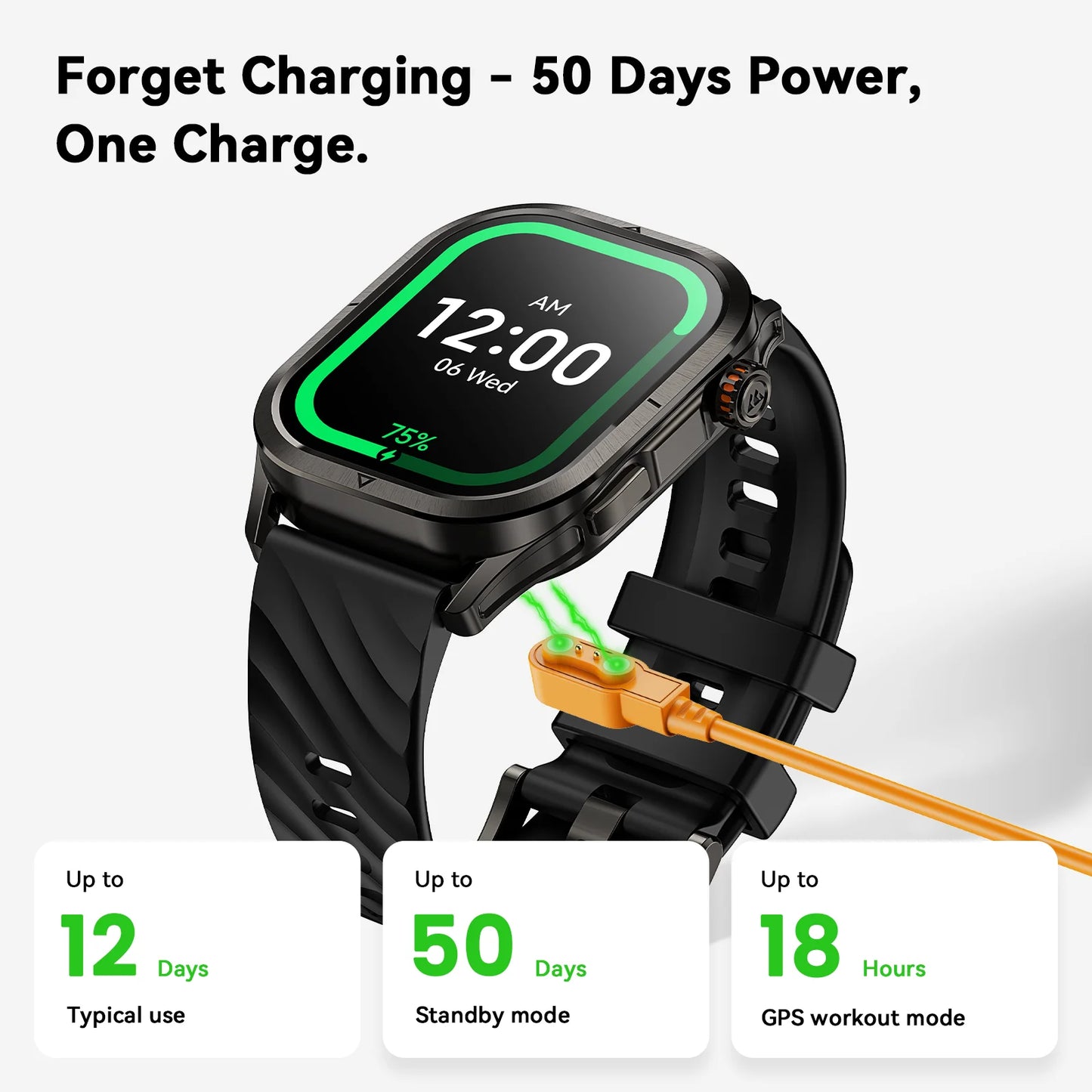 KOSPET Magic P10 GPS Smartwatch With AMOLED Screen GNSS