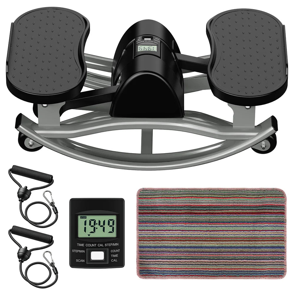 Swing Stepper Machine With Digital Display For Full Body Workout