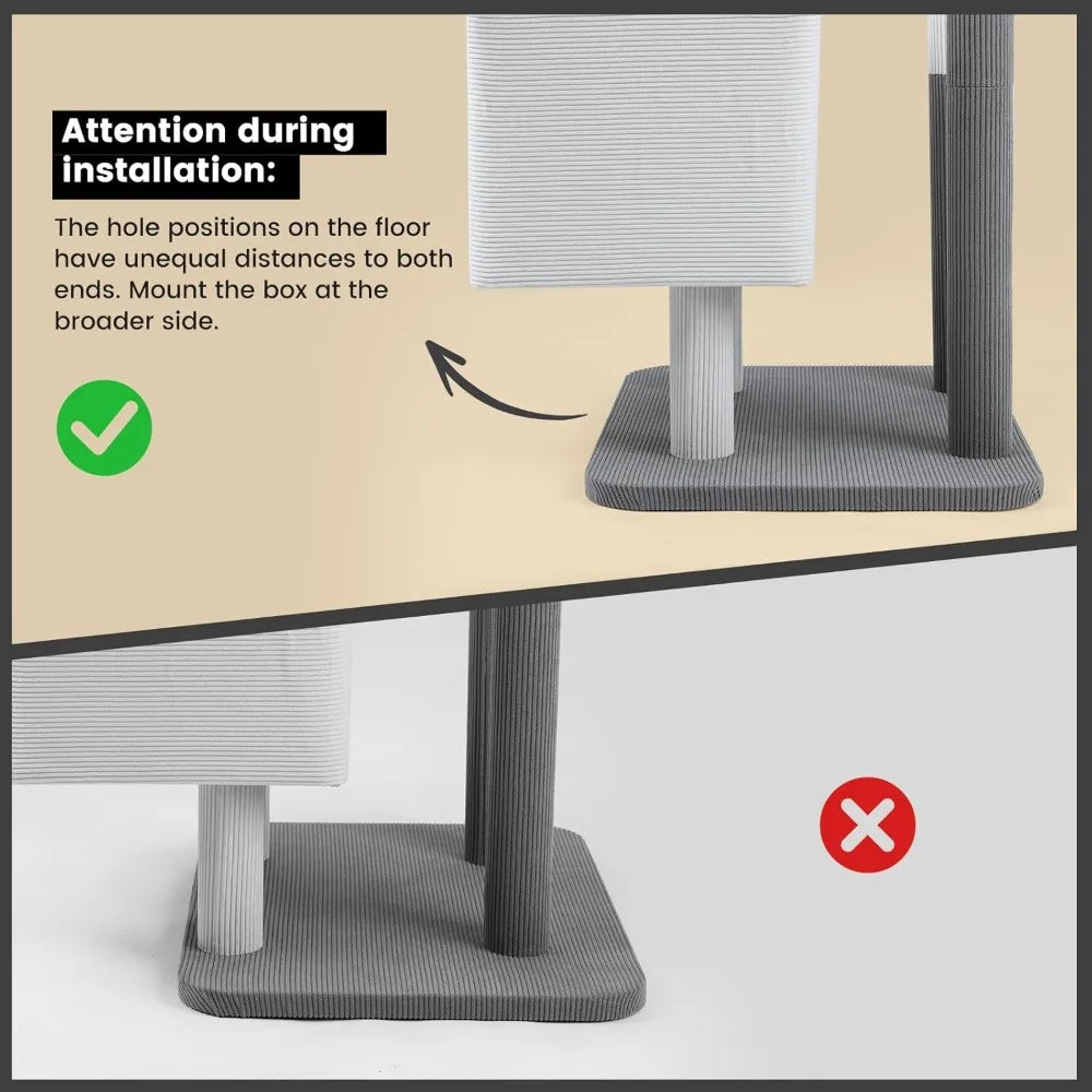 NBVCX Extra Large Multi Level Cat Tree Tower