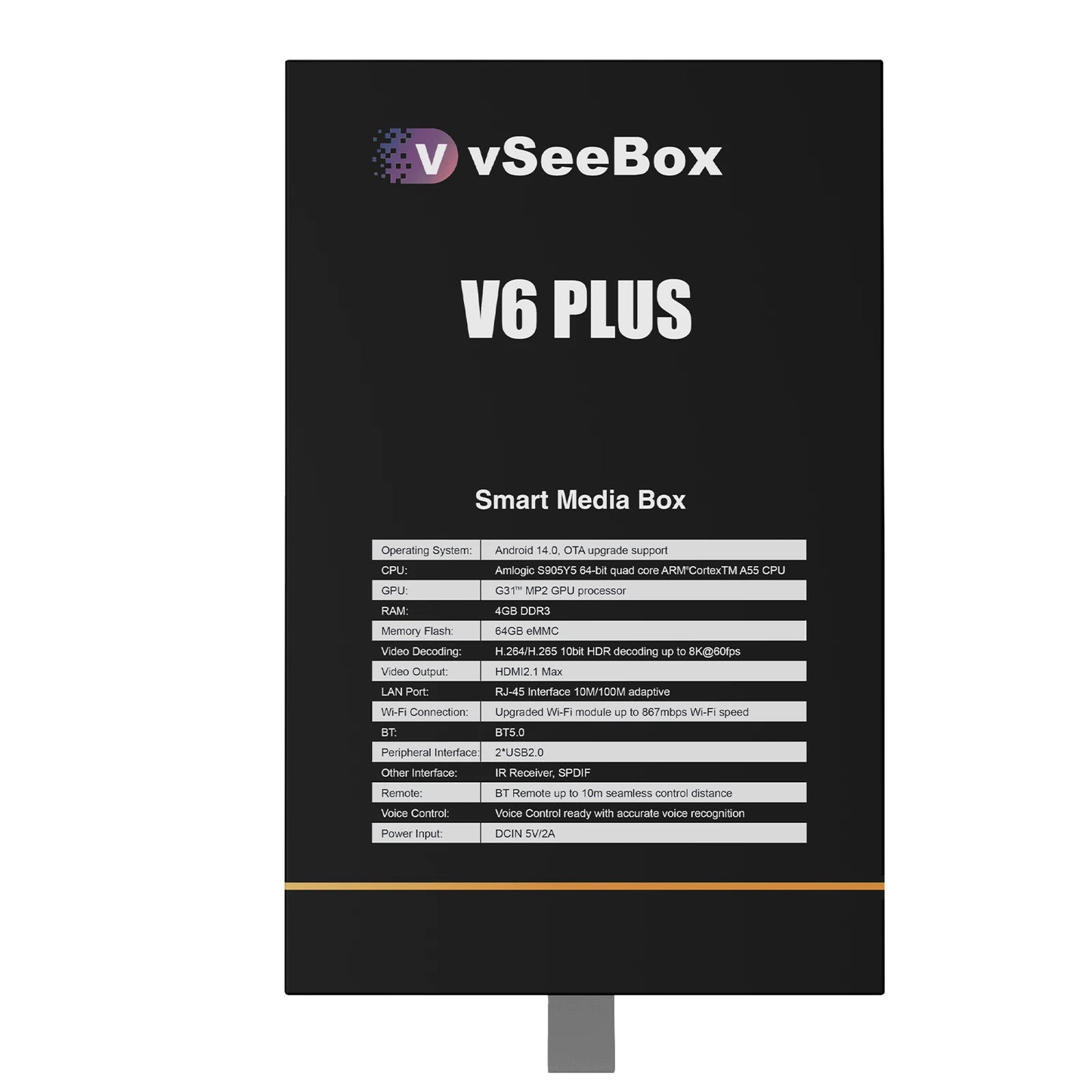 VseeCzydore VseeBox V6 Plus 8K Android TV Box With Voice