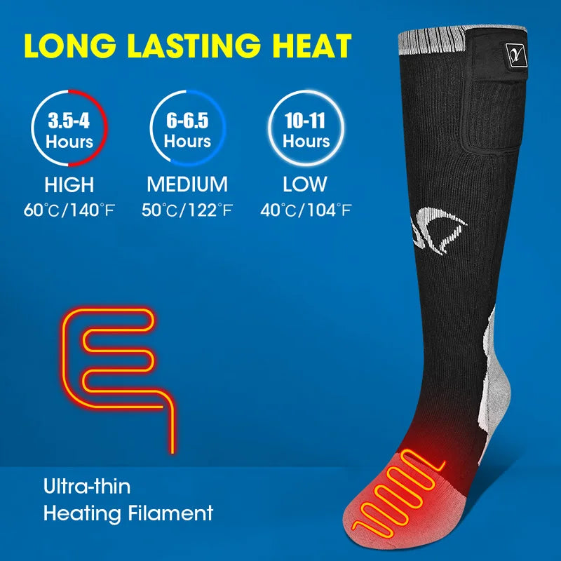 Savior Heat Electric Heated Socks With Three Level Temperature Control