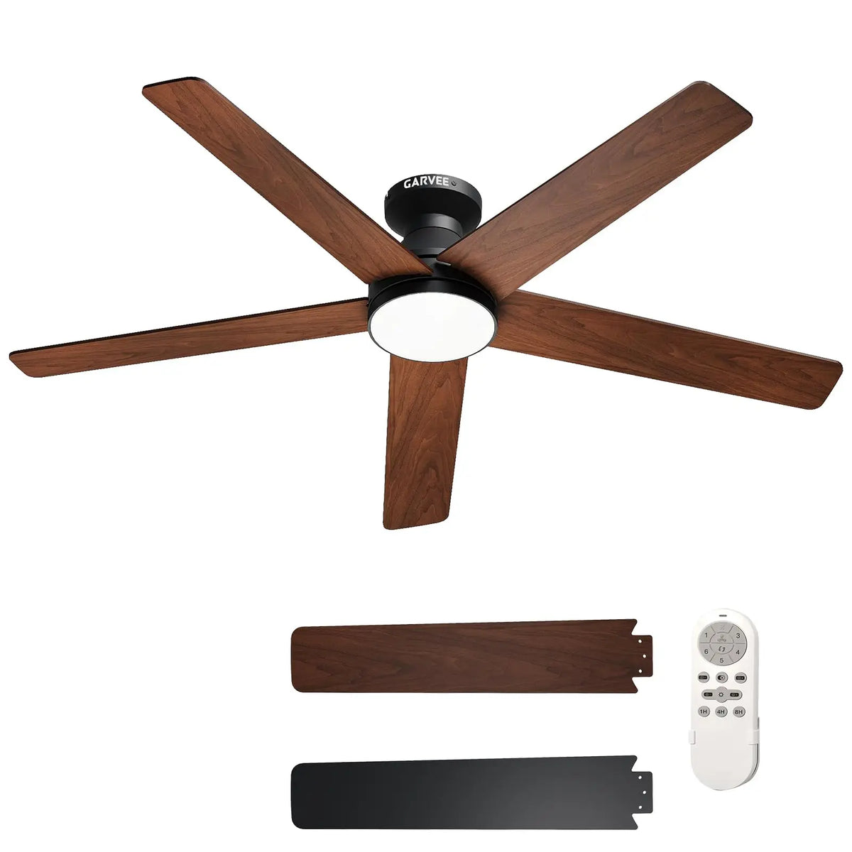 Adoolla Low Profile Ceiling Fan With Light And Remote Control