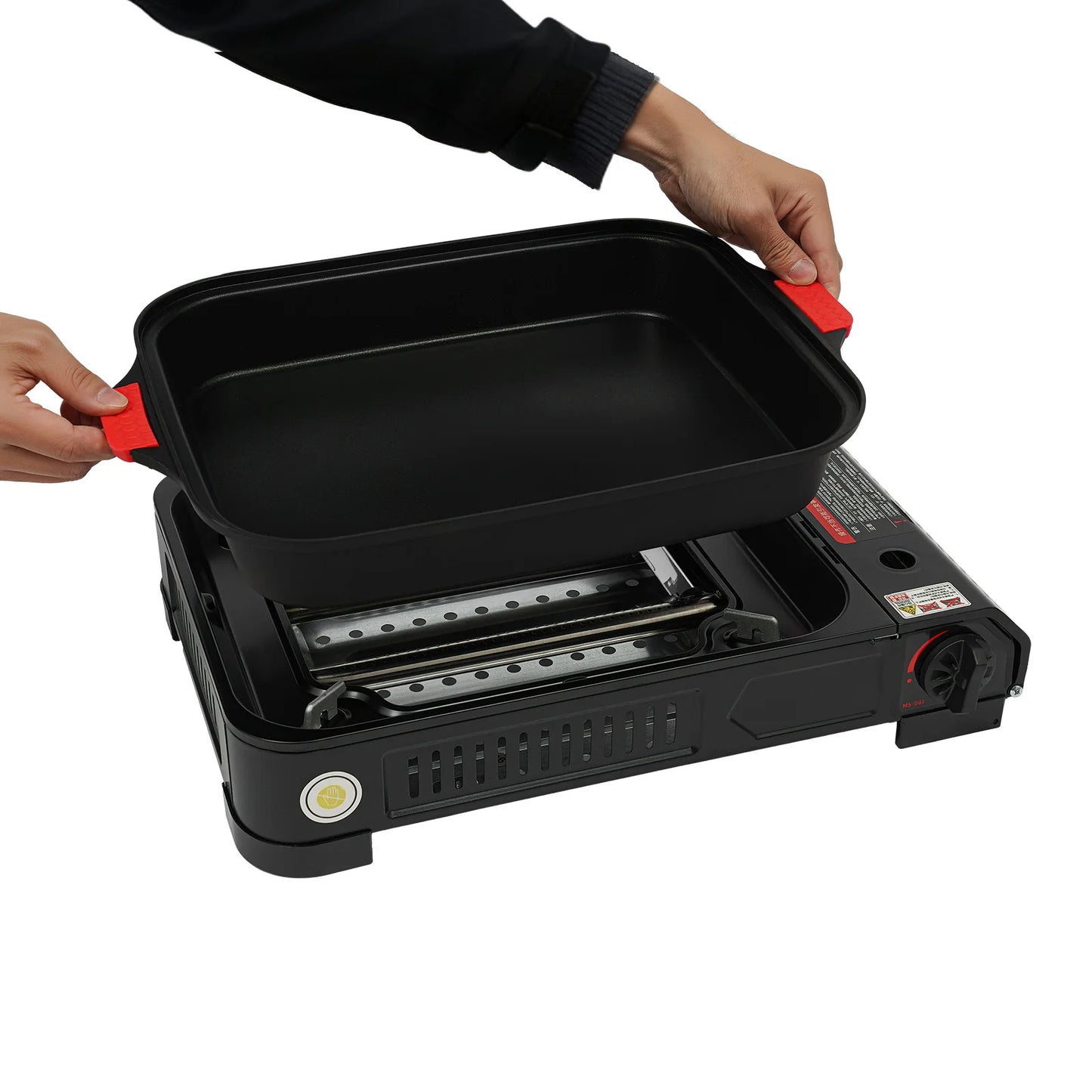 Bymaocar Outdoor Cooking Station Portable Gas Stove 2.1KW Piezo Ignition