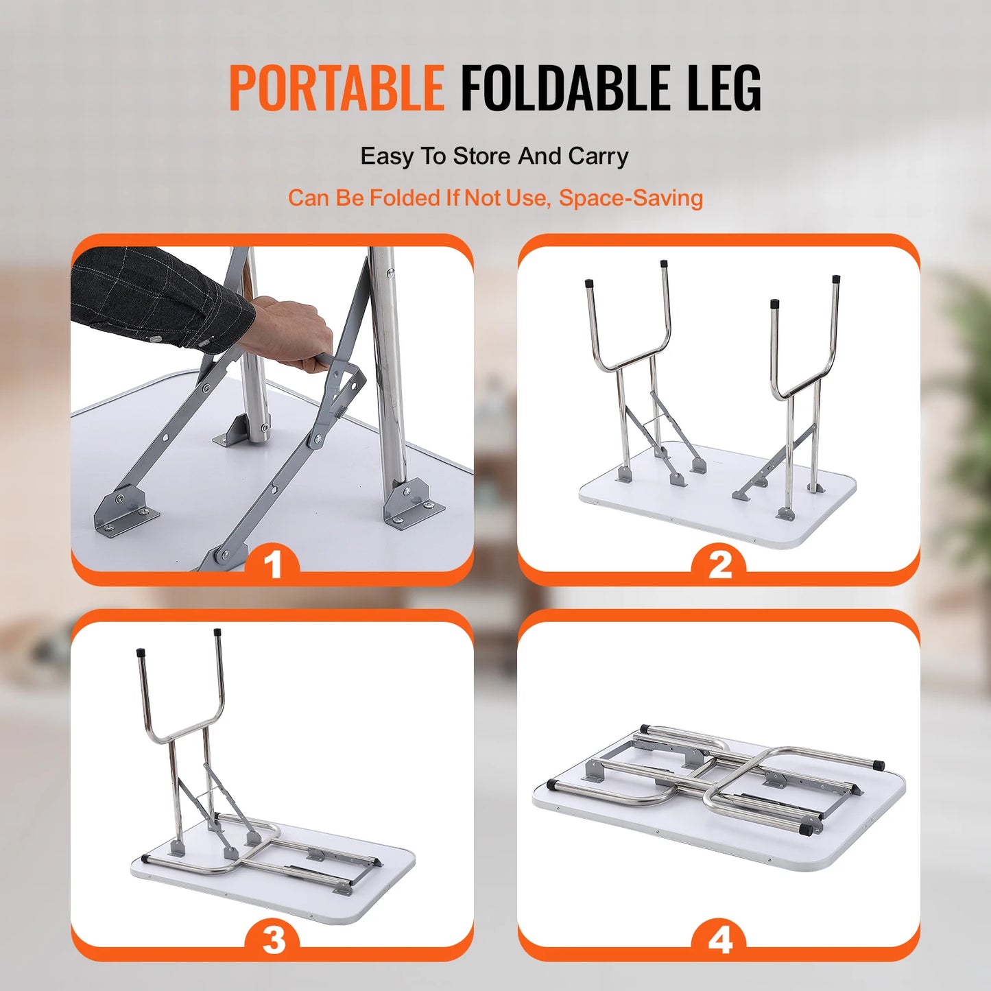 Grooming Table With Dual Arms And Clamp For Dogs Foldable