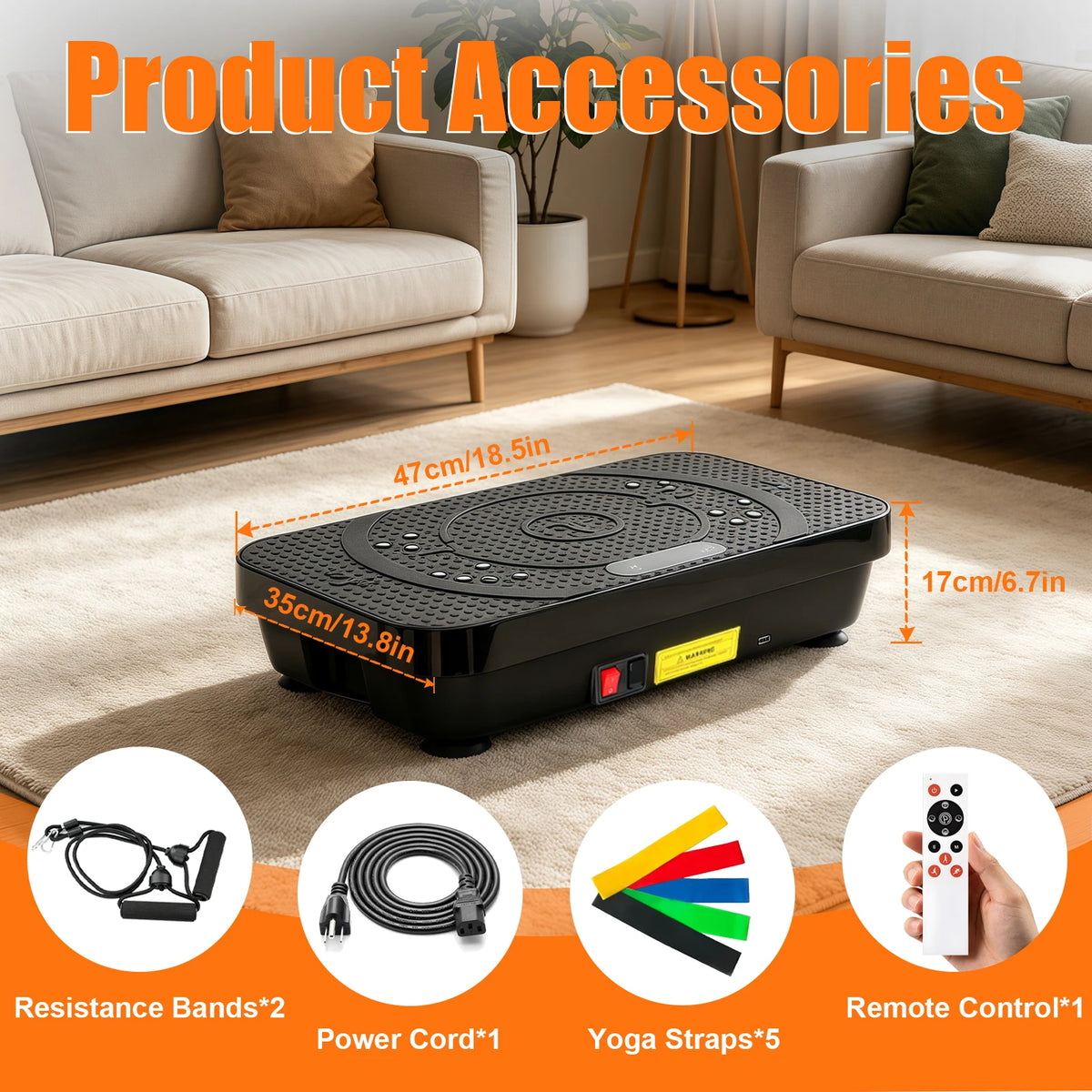 Bluetooth Vibration Plate Exercise Machine For Full Body Toning